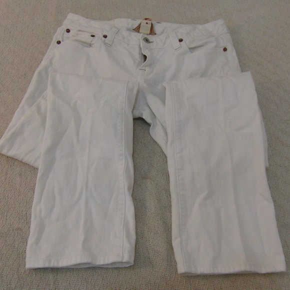 WOMEN'S sz8 LUCKY BRAND LOLA STRAIGHT SPANDEX BLEND ZIPPER FLY JEANS IG 718 - Picture 6 of 12